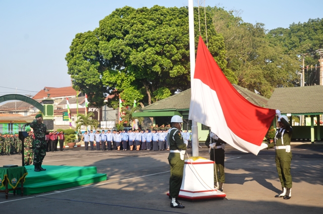 Korem 073/Makutarama laksanakan upacara bendera dengan khidmat